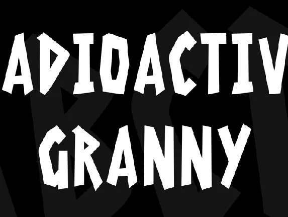 Radioactive Granny font