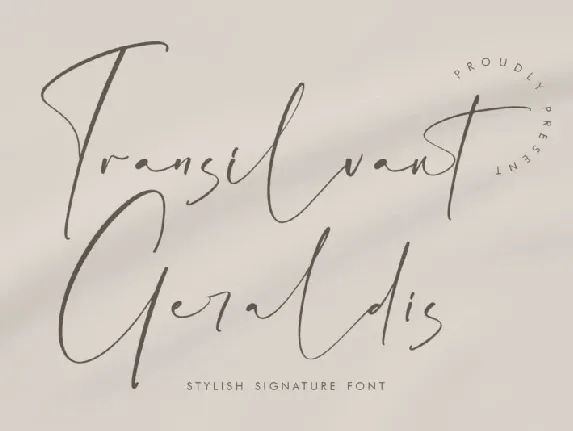 Transilvant Geraldis font