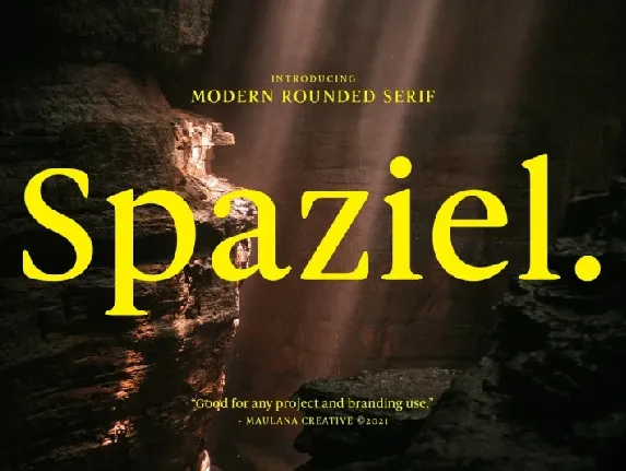 Spaziel font