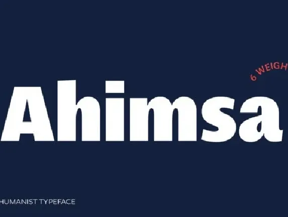 Ahimsa Sans Family font