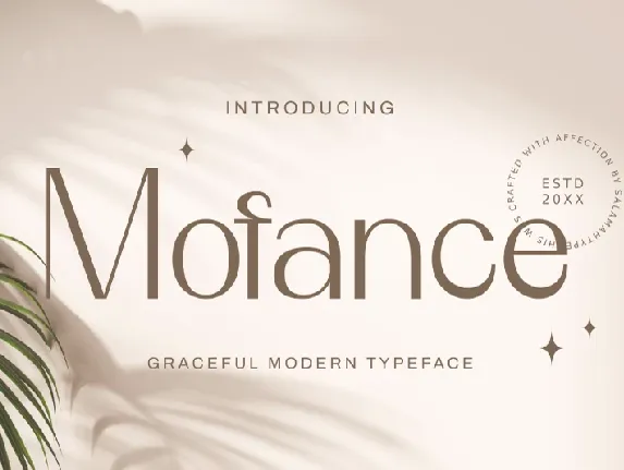 Mofance font