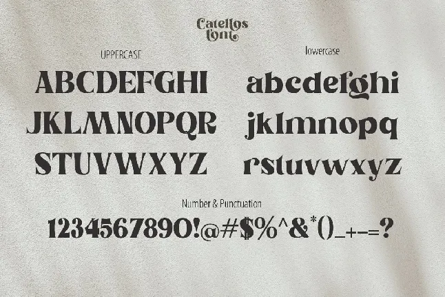 Catellos font