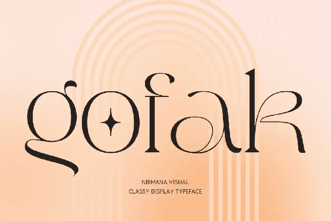 Gofak Classy font