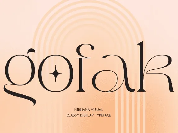 Gofak Classy font