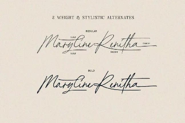 Andreaâ€™s Signature font