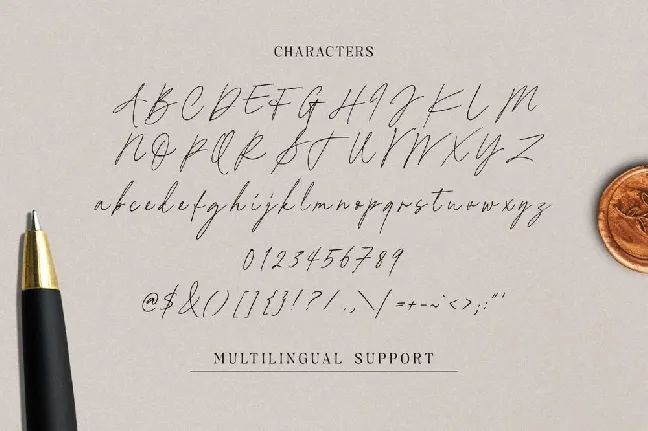 Andreaâ€™s Signature font