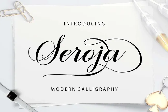 Seroja font