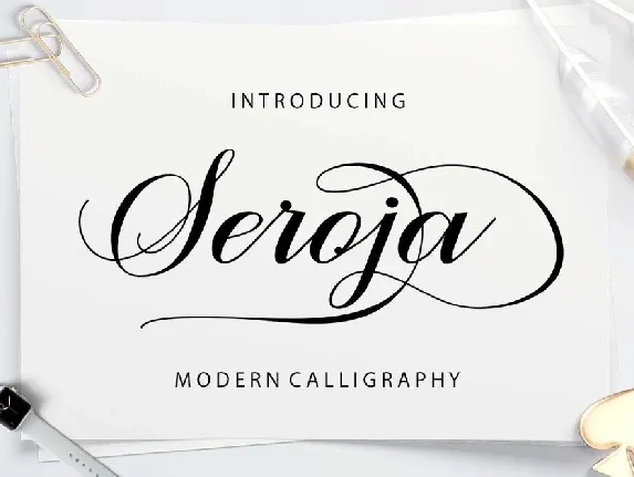 Seroja font