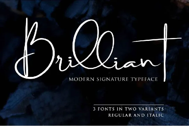 Brilliant Signature Free font