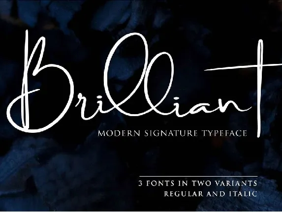 Brilliant Signature Free font