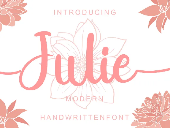 Julie font