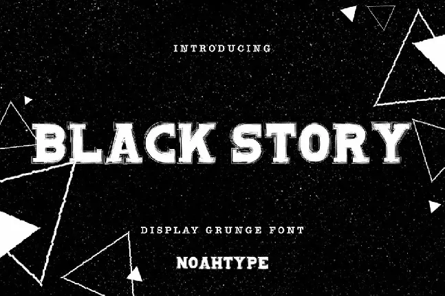 Black Story Demo font