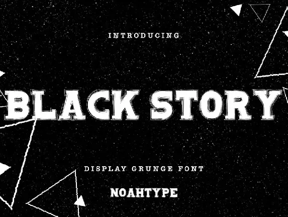 Black Story Demo font