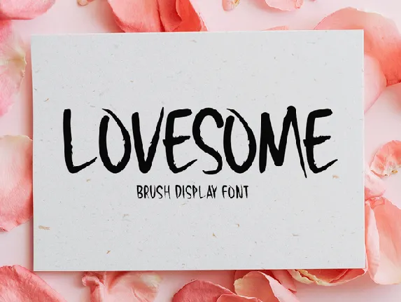 Lovesome font