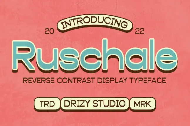 Ruschale font