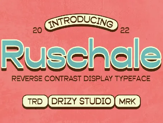 Ruschale font