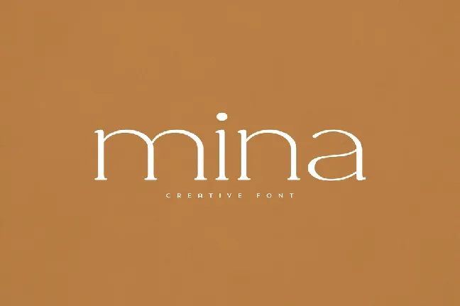 Mina font