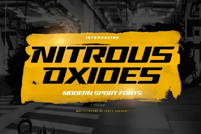 Nitrous Oxides font