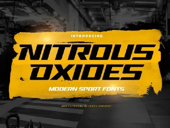 Nitrous Oxides font