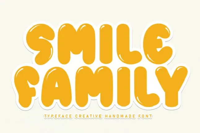 Smile Family Display font