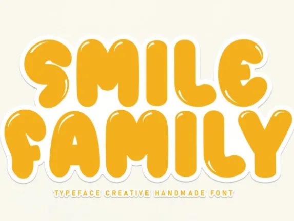 Smile Family Display font