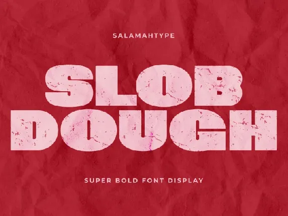 Slob Dough font