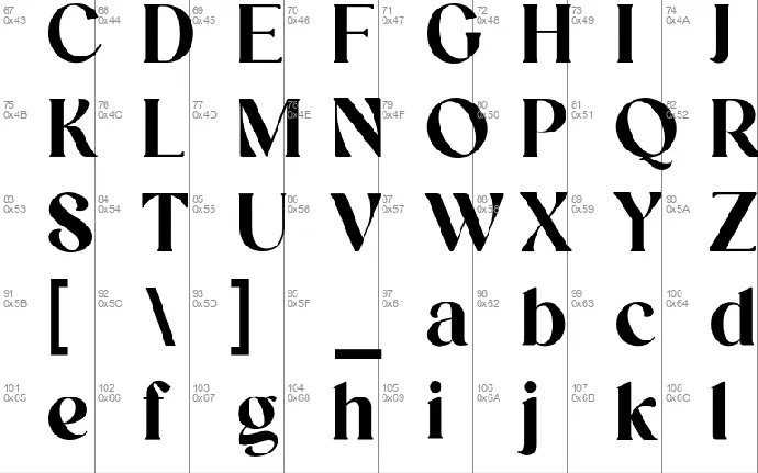 Wilhelmina font