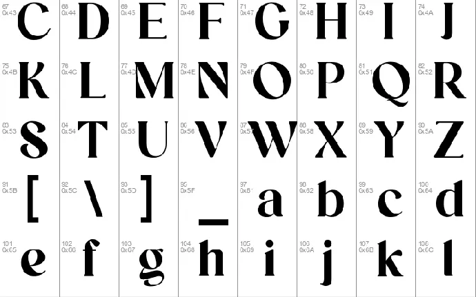 Wilhelmina font