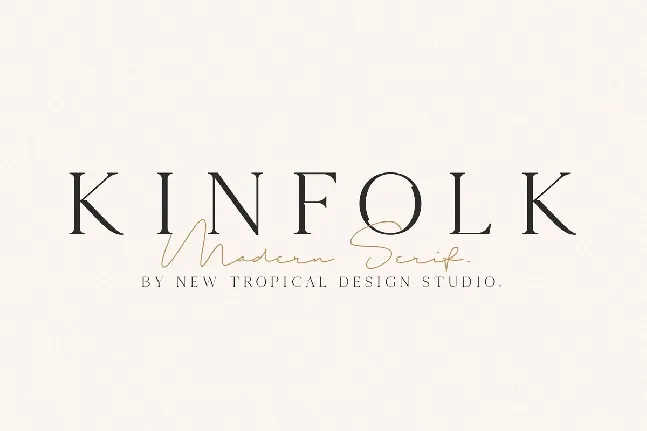 Kinfolk font