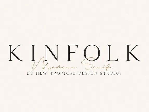 Kinfolk font