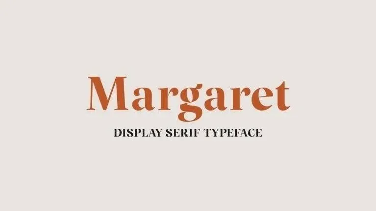 Margaret Display Serif Typeface font