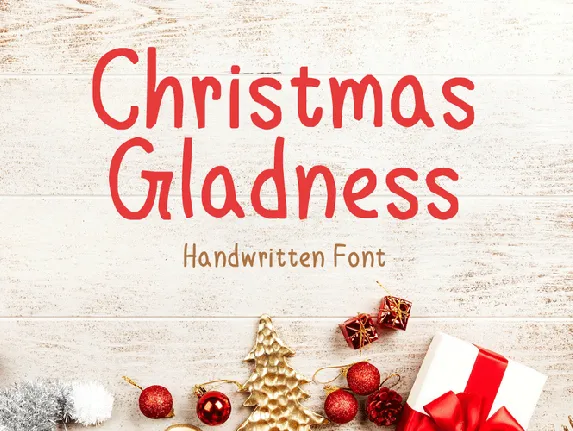 Christmas Gladness font