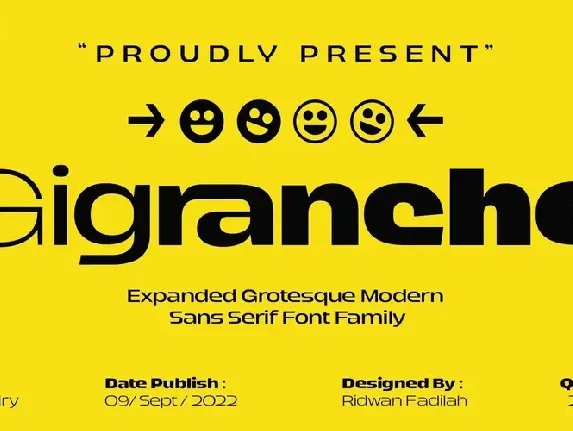 Gigranche Family font