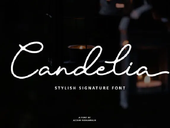 Candelia Signature font