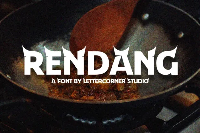 Rendang font