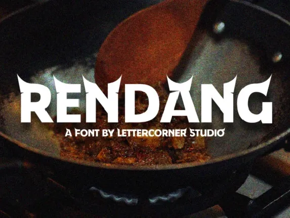 Rendang font