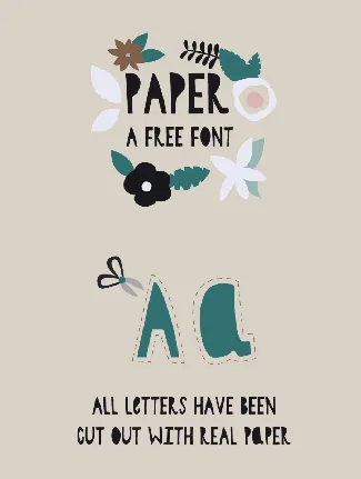 Paper Free font