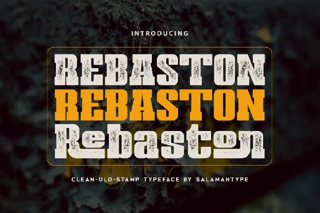 Rebaston font