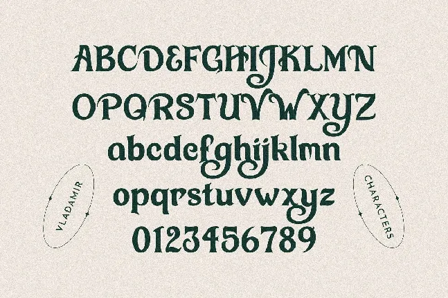 Vladamir font