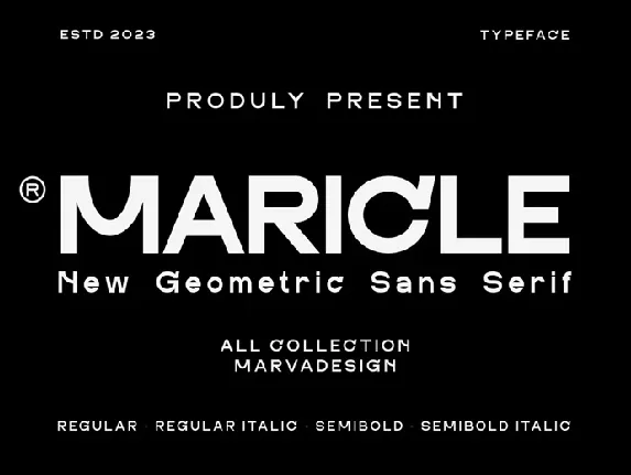 Maricle Family font