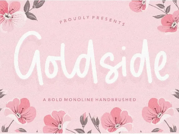 Goldside font