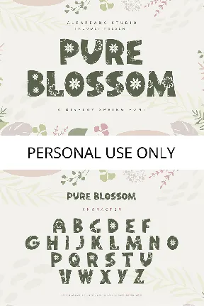 Pure Blossom font