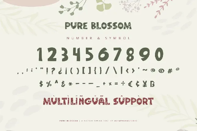 Pure Blossom font