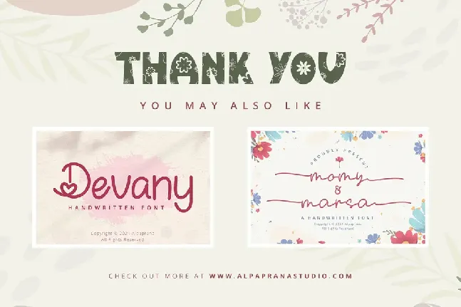 Pure Blossom font