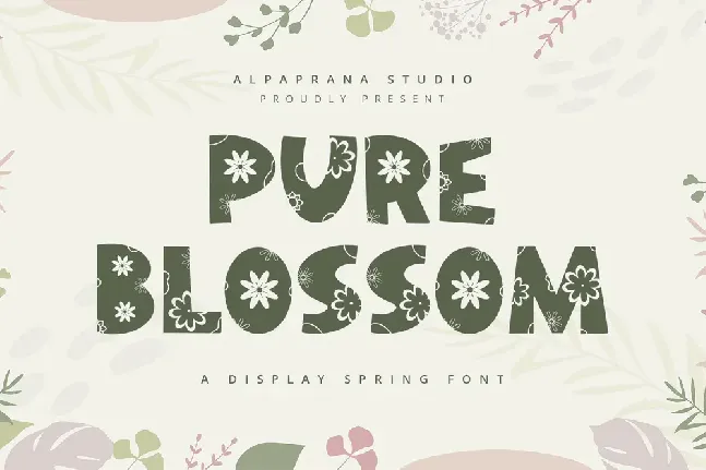 Pure Blossom font