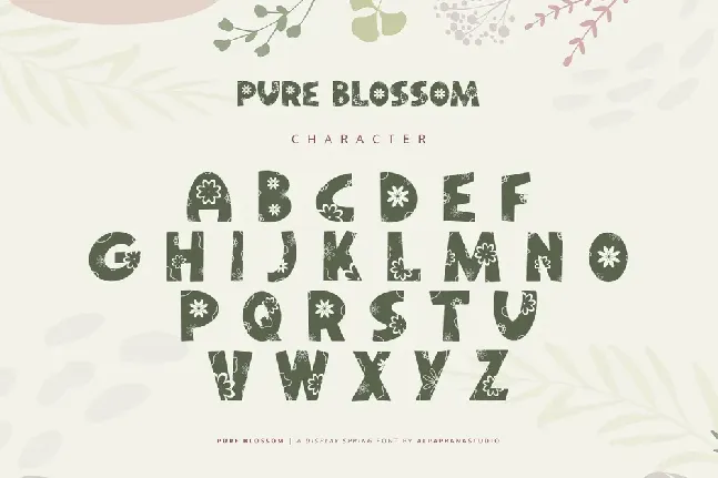 Pure Blossom font