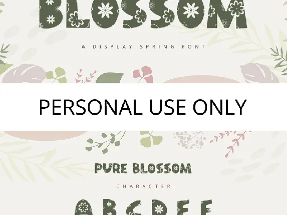 Pure Blossom font