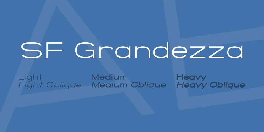 SF Grandezza font