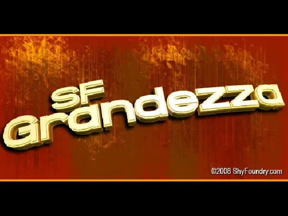 SF Grandezza font