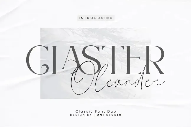 Claster Oleander font